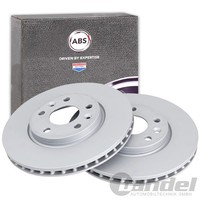 2X A.B.S. Bremsscheiben 296Mm Vorne Passend FüR Alpine A110 MERCEDES-BENZ Citan