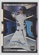 2023 Elite Extra Edition Prime Numbers B Signatures /60 Brayden Taylor Auto 11if