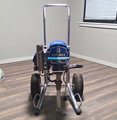 Graco Ultra Max II 695 Airless Sprayer Cart SmartControl 3.0 w/ Hose Blue