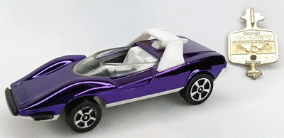 Vintage 1970 Corgi Rockets Pininfarina Alfa Romeo P33 Purple & White New Arrival
