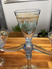 15pc Rare Venetian Pauly & C. / Salviati, Murano, Enameled Gilt Glass Wine Set — photo 9