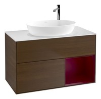 Villeroy & Boch Finion Waschbeckenunterschrank FüR Becken Mittig Regal Rechts...