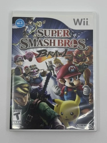 Super Smash Bros. Brawl (Nintendo Wii, 2008) CIB Complete W/ Manual