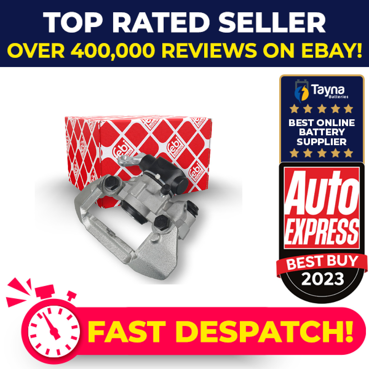 Brake Caliper fits PEUGEOT 205 Mk2, Mk2 Gti Rear Right 87 to 98 440162 441008