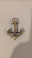 Brass Anchor Belt Buckle Vintage Nautical Navy Boating