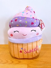 Squishmallows Valentine Squad 12" Kimmie the "Sweet" Cupcake Plush Doll