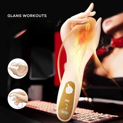 Male-Masturbater-Automatic-HandsFree Vibrating Cup-Sucking Stroker-Use-Lubricant