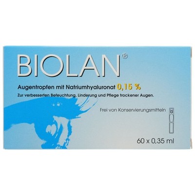 BIOLAN Augentropfen Einzeldosispipetten, 21 ml PZN 03677335