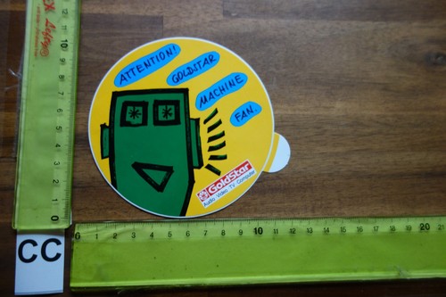 Alter Aufkleber Musik HiFi Audio TV Lautsprecher GOLD STAR Audio Video (CCE)