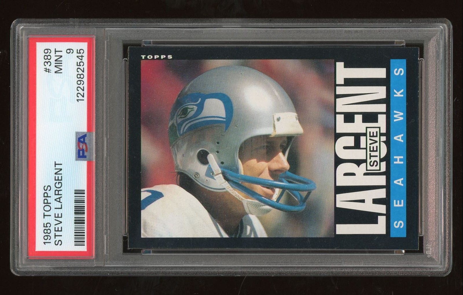 STEVE LARGENT 1985 TOPPS #389 PSA 9