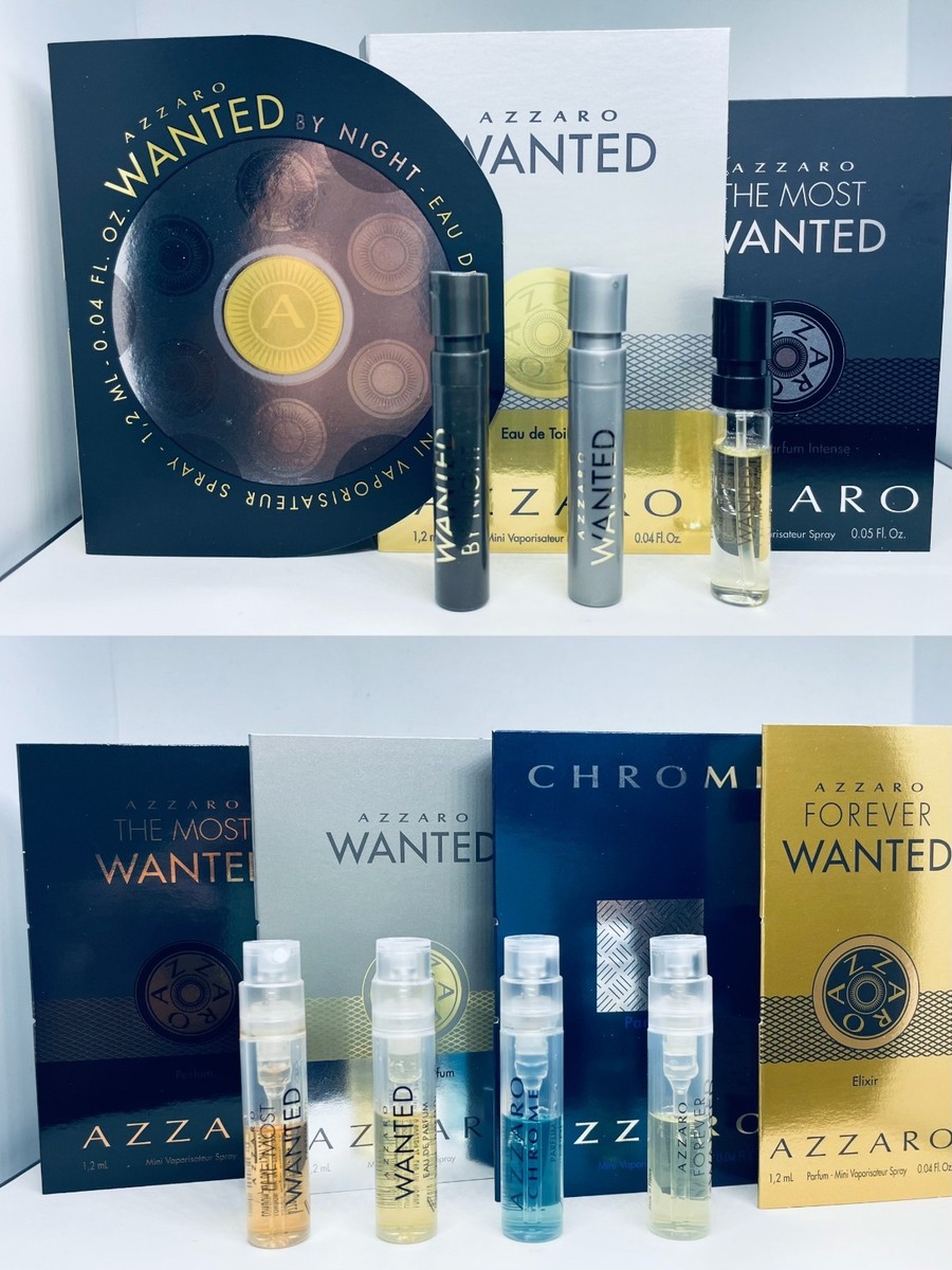 Azzaro Cologne Collection For Men Sample Spray Vials 7pc Set | eBay