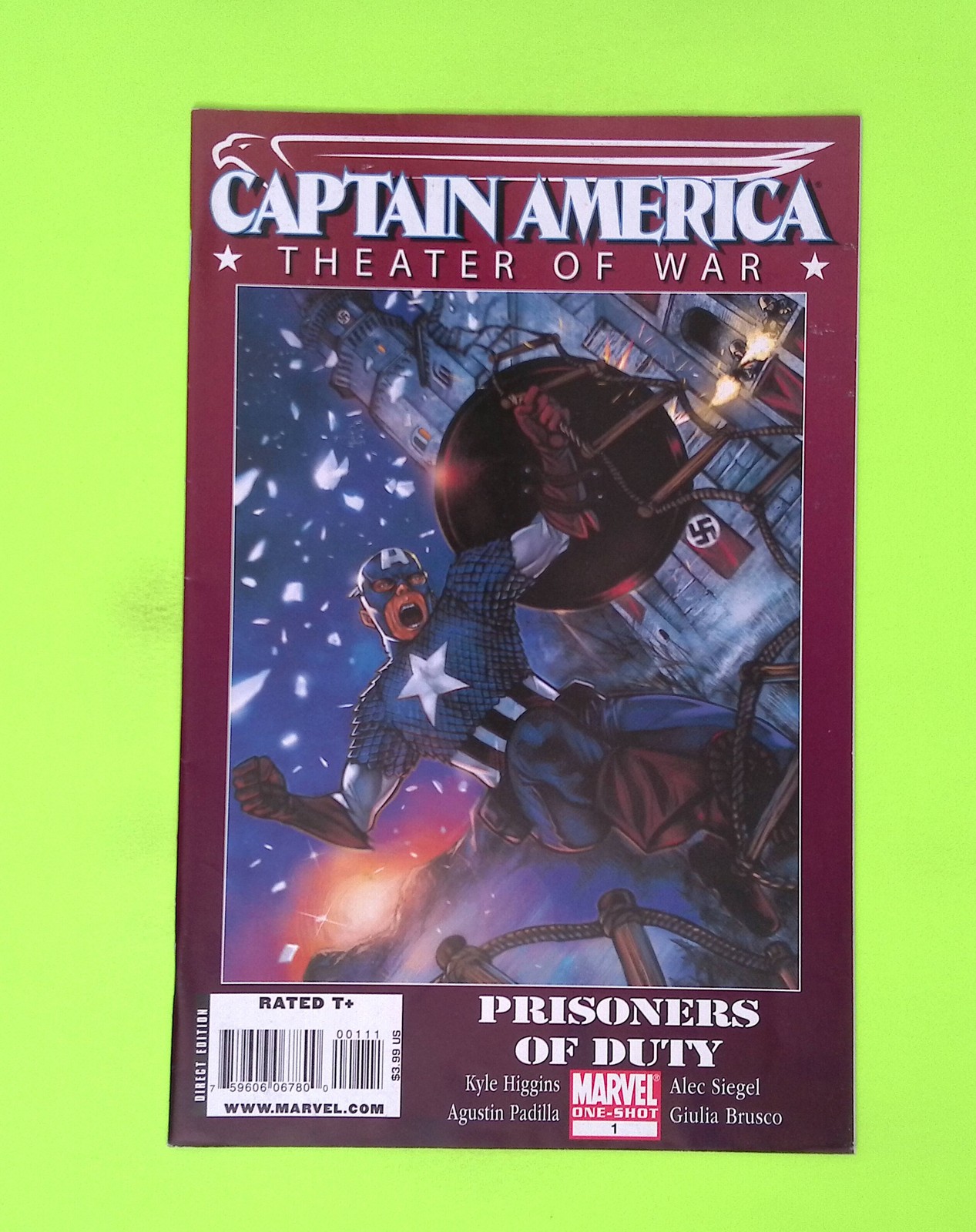 Captain America Theater of War Prisoners of Duty #1 One-Shot 2010 W162-183