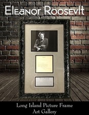Eleanor Roosevelt Signed 1937 White House Letter Custom Framed Display JSA LOA