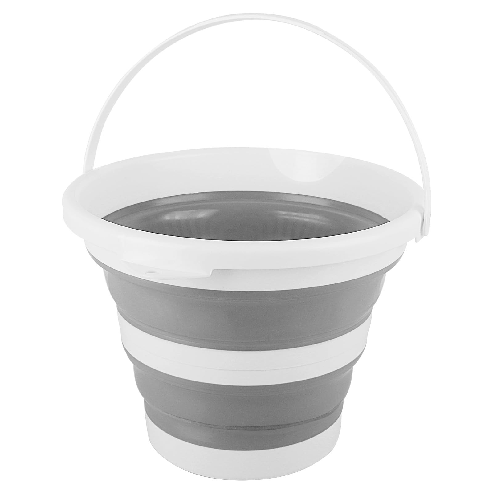 Seau Pliable 5L en Silicone Idéal pour le Camping, la Pêche et les Sorties en Van