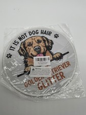 It's Mouse Pad Golden Retriever Glitter SBD-118 Round Non-Slip New