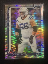 Topps 2025 Chrome Parallel Pulsar  Quenton Nelson Indianapolis Colts #144 NFL