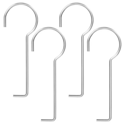 #ad 4PCS Drain Lifing Hooks for ShowerDrain Key Steel Grille Puller Lift Out Key $11.53