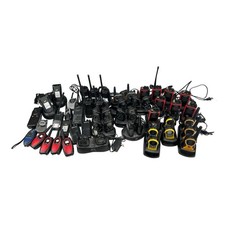 HUGE LOT 45 Different brand Walkie Talkie Radios some chargers - UNTESTED
