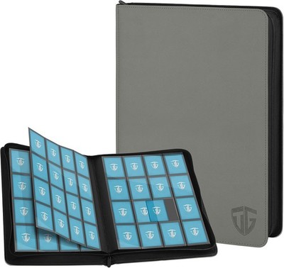 16 Fächer Sammelkarten Album Reißverschluss Binder für 1000 Karten