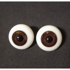 Glass Eyes Brown Spherical Eye Doll Pure Round Eyeball Doll Toy Accessories 20mm