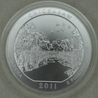 2011-P Chickasaw 5 oz Silver Quarter .999 Fine ATB US Mint Satin