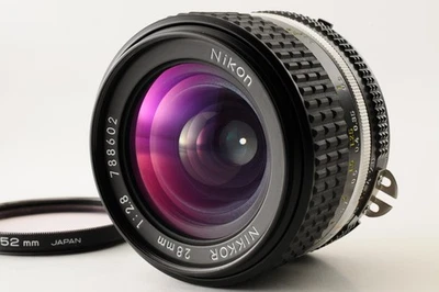 Objectif Nikon Nikkor 28 mm f/2,8 Ai-S à mise au point manuelle fixe Prime... - Photo 1/4