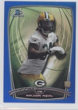 2014 Bowman Chrome Blue Refractor 85/199 Rajion Neal #183 0f8