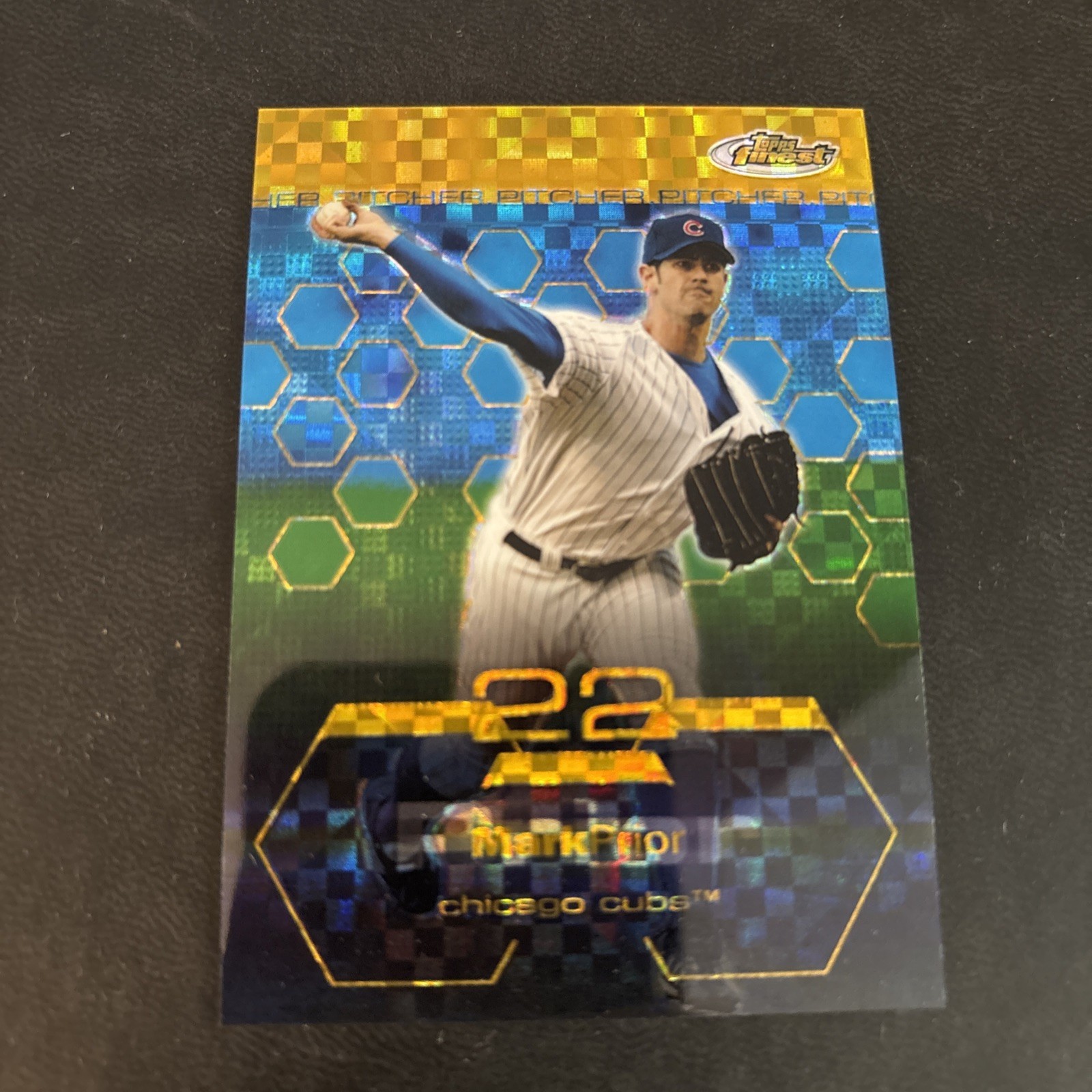 2003 Topps Finest - Mark Prior #41 Gold X-Fractor /199