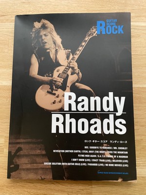 RANDY RHOADS LIVE BAND SCORE JAPAN GUITAR TAB OZZY OSBOURNE