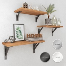 2x sossai® FSHR Design Regalträger Regalwinkel Bücherregal Konsole Regal Halter