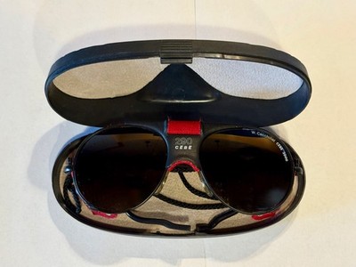 CEBE 290 WALTER CECCHINEL Red Mountaineering Glacier Sunglasses w/Case