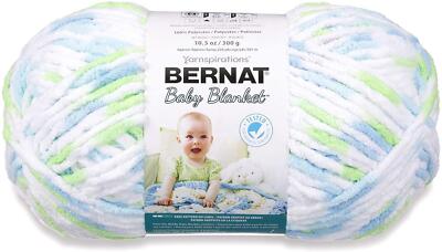 Bernat BABY BLANKET Super Chunky Strickgarn Wolle 300g - 04233 Funny Prints