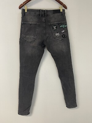 MODERNIF】White Washing Denim Pants MODERNIF】White Washing