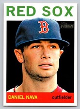 2013 Topps Heritage #343 Daniel Nava Boston Red Sox