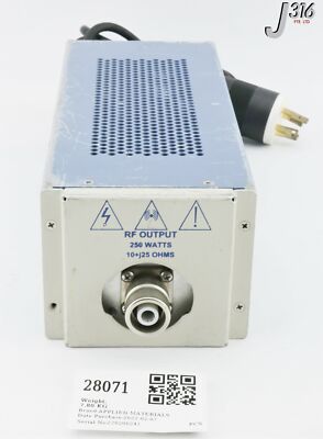 F 28071 APPLIED MATERIALS RF GENERATOR, 13.56MHZ, 250W, P/N