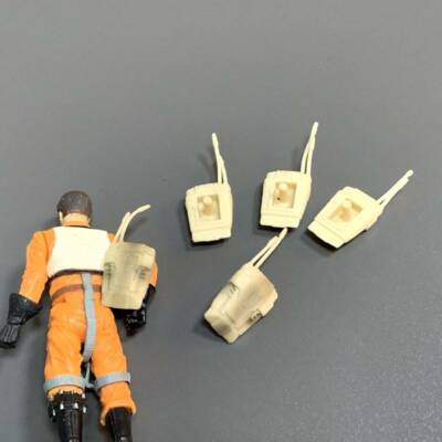 3.75'' Star Clone Wars Lightsaber Blaster Gun Weapons Jetpack Accessory