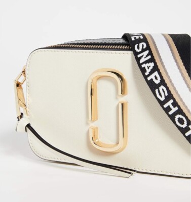 Marc Jacobs The Snapshot Color block Cloud White Multi Shoulder