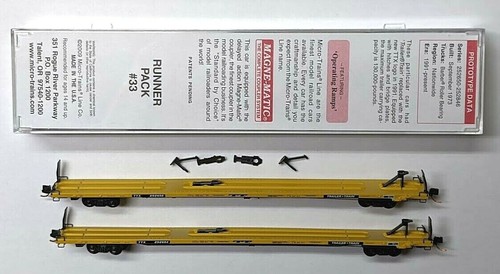 MTL Micro-Trains 07151510 TTAX 252652 y 07152510 252654 TOFC 89 pies flatcars | Zustand: New