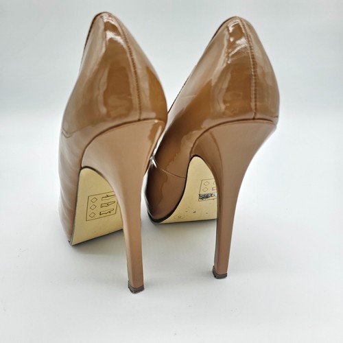 Call it Spring Women's Round Toe Caramel/Tan Platform High Heels, Size 6 - Picture 5 of 10