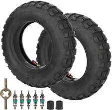 2 Pack 2.50 4 Tire and Inner Tube with TR87 Valve for Wheelchairs Carts