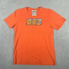 Jungmaven Shirt Adult Size Medium Orange Short Sleeve Graphic Hemp Blend