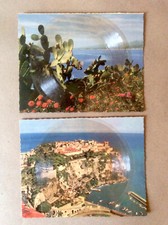Phonoscope * Lot de 2 Disques Microsillon / Cartes Postales * Monaco