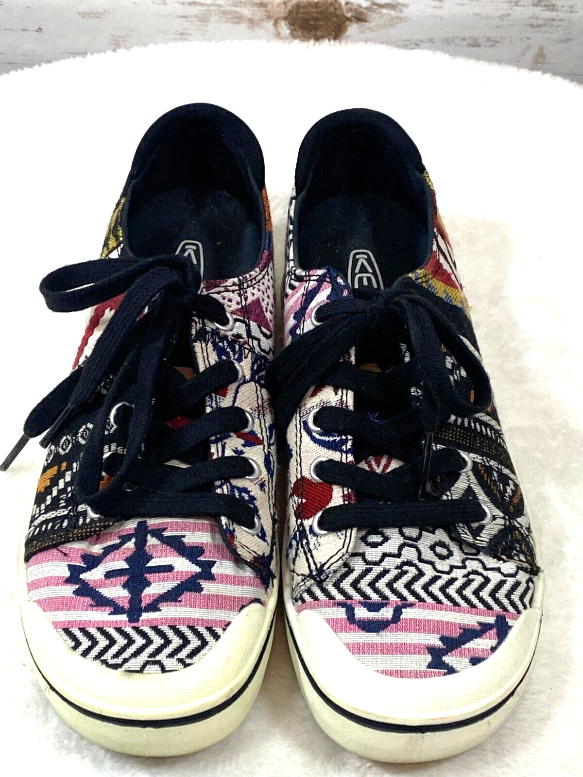 Sneakers Keen Elsa IV Southwestern Aztec tela stringate #1023158 donna taglia 7 5