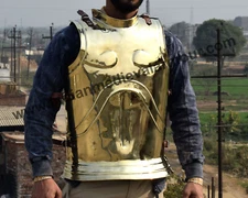 Ancient Brass Greek Body Armour Brass Bell Cuirass Medieval Greek Plate Armor