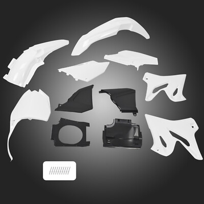 Restyle Plastic Kit Fairing Body Work Set White For Yamaha YZ125 YZ250 2002-2020