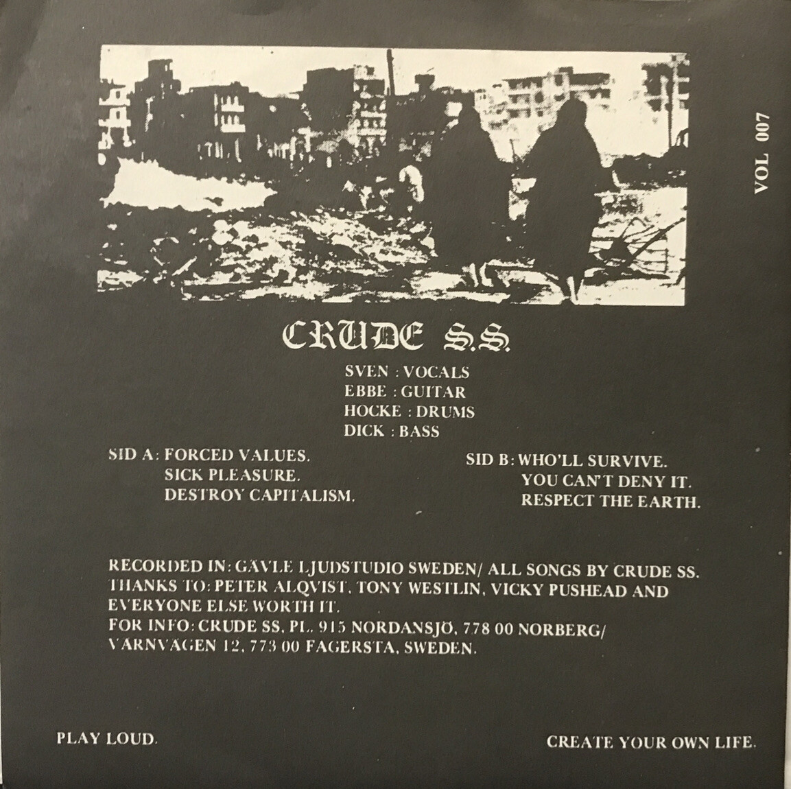 Crude S.S. – Who'll Survive E.P. 7