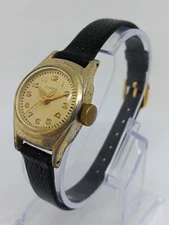 VINTAGE 1960s Timex Shock Resistant Women's 23mm Manual Wind Gold Tone Watch