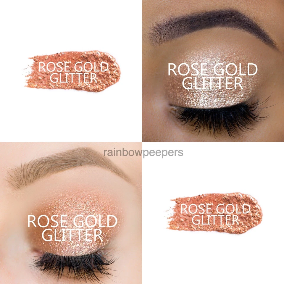 ShadowSense ROSE GOLD GLITTER New LE Creme to Powder Eyeshadow By SeneGence - Image 3 of 4