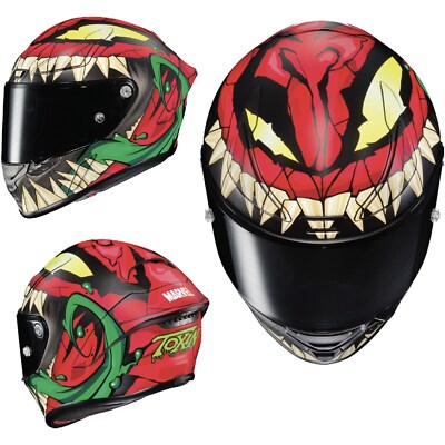 HJC Casco Moto RPHA Toxin Marvel MC1SF Casco Integrale MotoGP