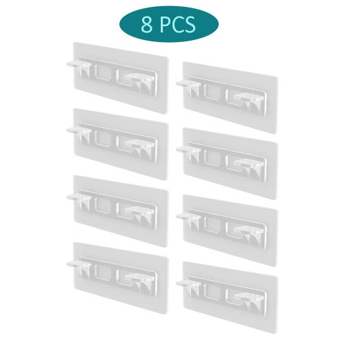 Shelf Support Adhesive Pegs Self Adhesive Closet Cabinet Shelf Support Clip Wall - Picture 29 of 32